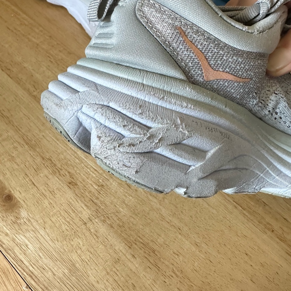 Hoka Gaviota Women's Gray Running Shoes - Picture 12 of 13